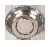 Bol Classique en Acier Inoxydable pour Animaux de Compagnie, résistant, Facile à Nettoyer, antidérapant, idéal pour l'alimentation et l'eau des Chats et des Chiens.