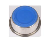 Bol Classique en Acier Inoxydable pour Animaux de Compagnie, Robuste, Facile à Nettoyer et antidérapant, idéal pour la Nourriture et l'eau.