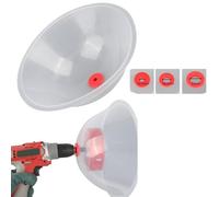 Bol collecteur de poussière pour perceuse électrique avec couvercle anti-poussière en silicone flexible, compatible avec les coupe-trous pour l'installation encastrée, coupe (10,5 mm)
