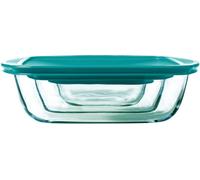 Bol Cook & Store Rectangle avec couvercle Ensemble de 3 pièces