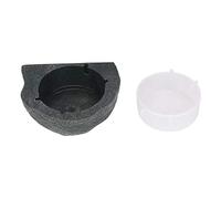 Bol d’Alimentation pour Reptiles en Plastique Durable, Plat à Nourriture pour lézards et caméléons, Type Suspendu avec Aimant Puissant pour Verre ou carrelage, Station d’alimentati (Verte)