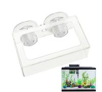 Bol d'alimentation du Poisson, Plateau d'alimentation du Poisson,Plat d'alimentation en Aquarium sans Glissement avec tasserie sous-traitance - Assiette d'alimentation Lente en Rotation, Support d'
