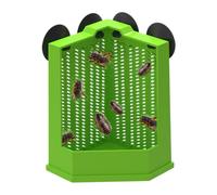 Bol d'alimentation en Gecko - Plat Alimentaire de Reptile sans Pointe, mangeoire de lézard à Base d'aspiration | Terrarium sans spild pour Les Dragons barbus, Les Grenouilles et Les Petits Animaux de