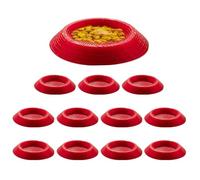 Bol d'alimentation pour cafards - Petit Plat d'alimentation | Plat d’isopodes | Plateau enclos antidérapants 12 pièces | Roaches Tiny FeedingDish pour Mille-Pattes invertébrés Nains Petits Anim