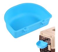 Bol d'alimentation pour chat-tasse de cage pour chien avec crochet, plat de cage suspendu, support d'eau de nourriture pour animaux de compagnie amovible facile à monter
