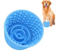Bol d'alimentation pour chien lent, bol d'alimentation lente pour chien, seau d'alimentation pour chien anti-fleurs : bols pour chiens à alimentation lente, récipient de nourriture pour chien paire