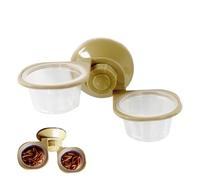 Bol d'alimentation pour lézard, Bol d'eau pour lézard - Plat de Nourriture Gecko à Double Bol | Tasse d'alimentation pour Reptiles, de Nourriture et d'eau pour Reptiles, de pour cam