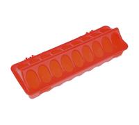 Bol D'alimentation Pour Volailles Avec Trous Design - Système D'alimentation Robuste Pour Petits Oiseaux Et Volailles, Mangeoire À Oiseaux Peu Encombrante Pour Réduire Les Pertes De Nourriture Pour Fe