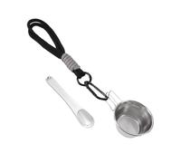 Bol d'appât pour pêche au bar | 50 ml avec cordon - Conteneur d'appâts de pêche | Pour mer, rivière, lac, étang, débutants, professionnels, amateurs