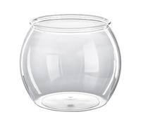 Bol d'aquarium, aquarium rond Betta de bureau, vase en PET, petit bol à poisson transparent, aquarium rond pour salon, appartement, bureau, maison pour poissons rouges, poissons Betta