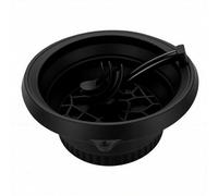 Bol de Bain de Glace pour le Visage en Silicone avec Bac à Glace intégré, Conception Ergonomique pour la Cryothérapie Faciale à Domicile 1 unité (Version respirante (noir))