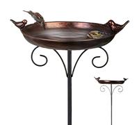 Bol De Bain D'oiseaux | Résine De Bain D'oiseaux De Jardin Extérieur, Mangeoire À Eau Peu Profonde Décorative Portable Pour Boissons À L'extérieur Des Balcons À L'extérieur Des Jardins Attirant La Fau