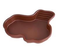 Bol de Bain pour Tortues, Plat de Bain pour Reptiles, Grand Bol de Bain pour Tortue, Grand Bol d'Eau pour Reptiles Convient Aux Tortues, Aux Grenouilles Cornues et Autres Amphibiens et Reptiles(A)