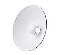 Bol de beauté de 56 cm avec réflecteur en nid d'abeille et chiffon doux pour support Bowens Speedlite lumière stroboscopique (surface interne blanche)