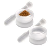 Bol de Broyage,Moulin Broyeur Bols Petits Concasseurs De Pilules | Accessoire De Cuisine Manuel Pour Épices Noix Poivres Pâte De Curry Guacamole Pesto Marinades - Pour Herboristes Chefs Cuisiniers Cam