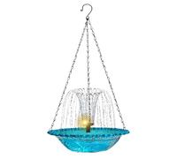Bol de capture de lumière du , fontaine à oiseaux d'extérieur avec mangeoire, accessoire de jardin décoratif, décoration de terrasse et balcon avec placement facile, fournitures pour perroquet