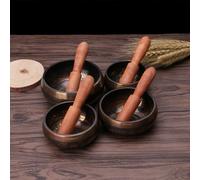 Bol De Chant Tibétain Bouddhiste Martelé À La Main, Yoga, Chakra En Cuivre, Cadeau De Méditation