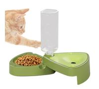 Bol de chat avec distributeur d'eau,Bouteille d'eau pour animaux de compagnie avec bol - Bol d'alimentation pour chiots | Bouteille d'eau pour chien, bols de nourriture de voyage pour