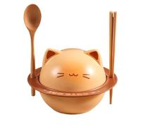 Bol de Chat en céramique - conteneur pour Salle à Manger Fonctionnelle | Couche moulée avec Une Fonction de fonctionnalité de Panneaux de Baguettes, adhérence Douce, Parfaite pour la préparation