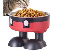 Bol De Chat Relevé - Bols D'alimentation Pour Chats Hauts | Bol De Chat Haut, Bol D'eau De Nourriture Pour Chats Lever, Bols Pour Aliments Chiens Anti-Slip, Nous