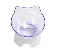 Bol de Chat surélevé inclinable réglable Bols d Alimentation pour Animaux Compagnie Nourriture et Eau Amovibles protecteurs Le Cou Chats Petits Chiens