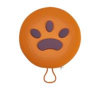 Bol de chien en silicone pliable | Ensemble de 2 pièces de voyage pliable - Conception de coulée et de chute parfaite pour les aventures en plein air. Un bol de camping compact qui vous permet d'aller