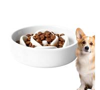 Bol de Chien Lent pour Manger - Plat d'alimentation pour Animaux de Compagnie interactif, Conception Anti-impoli