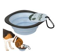 Bol de chien pliable - bol à eau pliable pour les déplacements - Feed Container Light et Matériau durable pour le transport sans effort, associé à un animal de compagnie sur le chemin du camp et de la