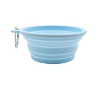 Bol de Chien Pliable - Bol d'alimentation en Silicone | Nourriture pour Chiens à Chat Pliable Portable et Plat d'eau | de Voyage à l'épreuve des fuites pour Le Parc de randonnée de Camping en plei