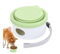 Bol de chiens de voyage - Adopraille portable pour animaux de compagnie, plat de nourriture pliable | Bol à chiens pliables avec clip, récipient d'alimentation léger, équipement de camping pour animau