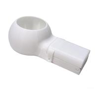 Bol de collecte de poussière pour perceuse avec récupérateur de copeaux et guide intégré pour améliorer la précision et maintenir un environnement de forage propre (blanc)