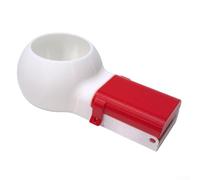 Bol de collecte de poussière pour perceuse électrique avec collecteur de copeaux et ouvre-trou, compatible avec le bois, la pierre et le métal pour un perçage plus propre et plus précis (rouge)