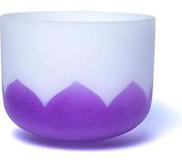 Bol de cristal Lotus Chakra 7 B (H)-son 432Hz -- 30cm
