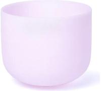 Bol de cristal rose F-ton 432 Hz + sac -- ±20 cm