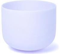 Bol de cristal sonore violet F-ton 432 Hz + sac -- ±20 cm