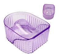 Bol de dissolvant de vernis à ongles | Bol de manucure Soak Off - Outil de spa pour soins des ongles, bol de manucure pour salon, beauté, usage domestique