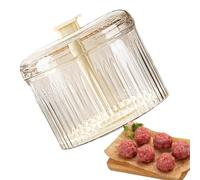 Bol de fabrication de boulettes de viande transparent, 5 outils de moulage de boulettes de viande, outil de moulage rapide et efficace pour la cuisine, boulettes de viande, boulettes de viande, Kochwe