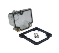 Bol de Flotteur de carburateur Transparent for Moto, Tasse d'huile adaptée for carburateur de 21mm 24mm 26mm 28mm 30mm 32mm 34m(Black)