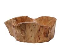 Bol de fruits 10-11 Bol en bois irrégulier écumé et fuite ciré et fuite pour nourriture, collation, pain, salade dans la cuisine, salon, salle à manger, forme aléatoire, bois