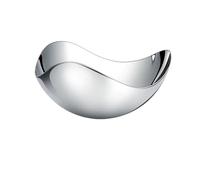 bol de fruits Assiette à fruits légère en acier inoxydable, Style de luxe, ornements décoratifs for la maison, salon, Table basse en argent plateau de service(Grand)