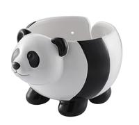 Bol de laine - Panier à fil en céramique au crochet - Support de fibre de fil artistique - Organiseur de poterie au crochet mignon - Boîte de poterie créative - Pour filer, tricoter, bricoler, espace