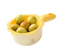 Bol de lavage de fruits avec passoire | Passoire à fruits double couche - Passoire de cuisine, lave-fruits avec poignée pour laver les pâtes, légumes, fruits
