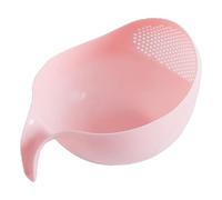 Bol de lavage de riz, passoire de rinçage de riz, Égouttoir à riz à base inclinée avec filtre latéral, Panier à légumes multifonctionnel, passoire de cuisine lavable au lave-vaisselle pour tomates, po