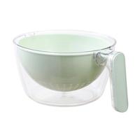 Bol de lavage des fruits - Bol de passoire à légumes | Bols à lavage multifonctionnel avec passoire, colonnes de nettoyage de fruits rotatifs avec poignée pour salade de pastèque à salade plats méla