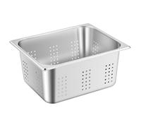 Bol de Lavage en Acier Inoxydable, cuve à Vaisselle Polyvalente avec Trous de Drain, Grand récipient carré pour Cuisine, Bassin de Lavage de légumes, Vaisselle Robuste pour la Maison