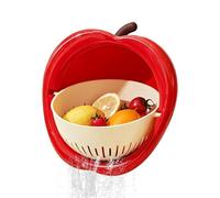 Bol De Lave-fruits - Jolie Passoire À Mélange À Vidange Rapide, Panier Passoire De Cuisine Multifonctionnel | Outil De Rinçage Alimentaire Durable, Conçu Pour Laver Les Baies, Égoutter Les Pâtes, Nett