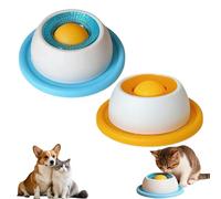 Bol De Léchage pour Chien, Tapis De Léchage Chien, Jouets D'enrichissement pour Chien Stimulation Mentale Distribution De Friandises Interactives Jouets pour Chiens (2PC)