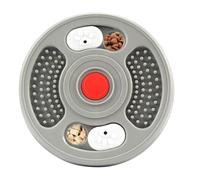 Bol de mangeoire lent chien, mangeoire à chien lent, Bol de chiens pour ralentir la consommation, Éléments élevés interactifs à l'épreuve des déversements non gênants Traiter le distributeur Stimulati