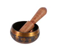 Bol de méditation tibétain martelé à la main, en cuivre, 8 cm, pour le yoga et la relaxation, son apaisant