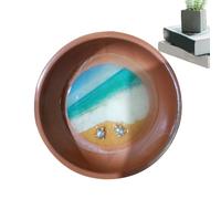 Bol de mer décoratif - Présentoir d'art thématique | Rangement en résine pour bol de mer - Porte-clés - Bol décoratif nautique pour fête sur la plage - Décoration de mariage